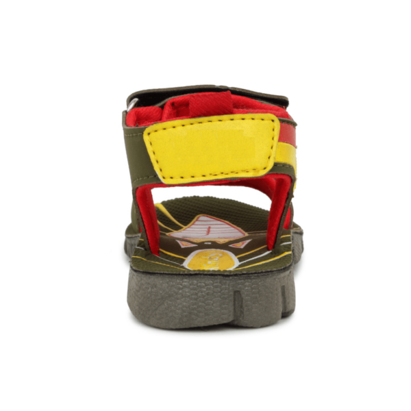 Kids Comfort Olive Green Velcro Sandal Comfortable and Stylish Kids Footwear
