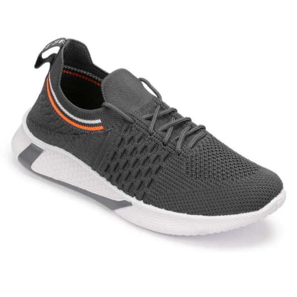 Kids' Stylish Grey Lace-Up Shoes