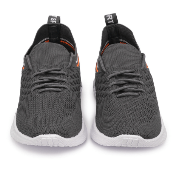 Kids' Stylish Grey Lace-Up Shoes