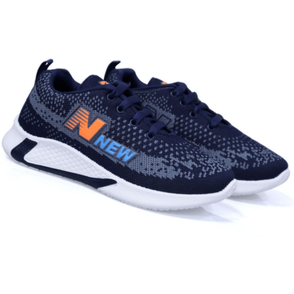 Blue Kids' Lace-Up Sneakers – Stylish and Comfortable