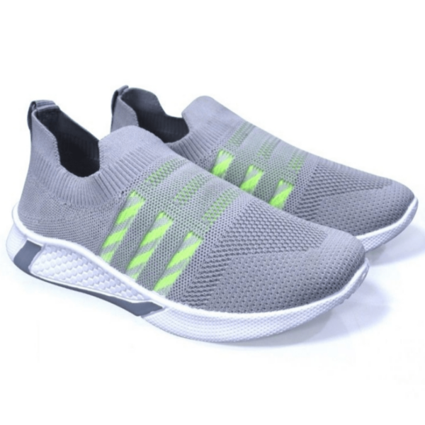 Comfy Kids Grey Stylish Sports Shoes: Comfortable Footwear for Active Little Ones