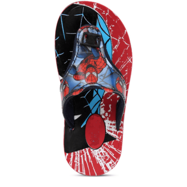 Spiderman Cartoon Blue Flip-Flop Slippers for Kids