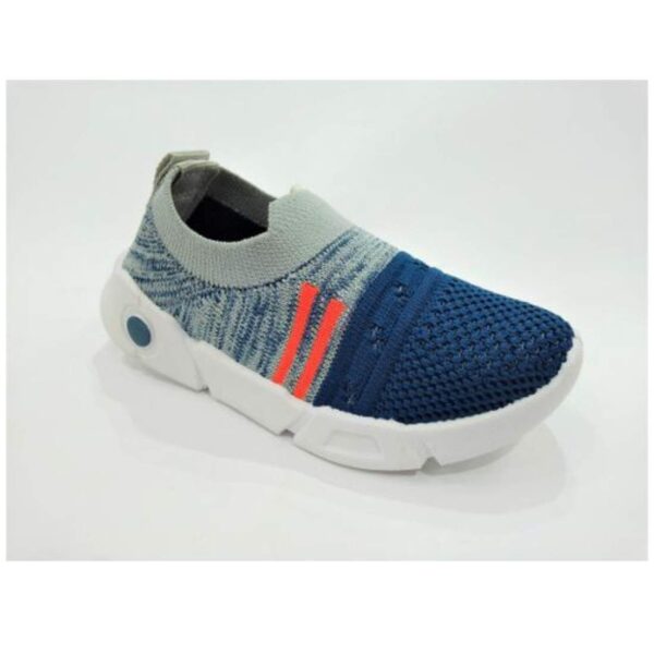 Teal Blue Slip-On Shoes for Little Kids