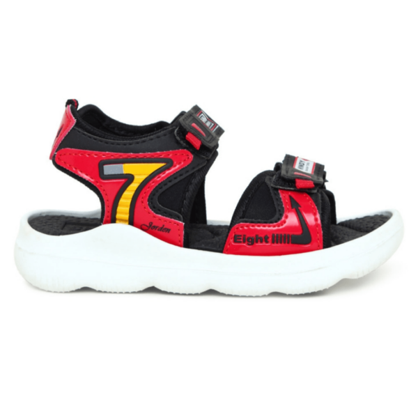 Kids' Black Velcro Stylish Sandals for Boys