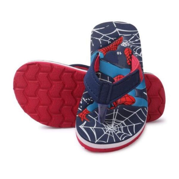Kids' Navy Blue Spiderman Flip-Flops