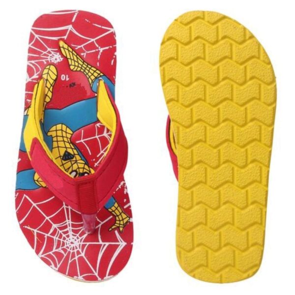 Kids' Red Spiderman Flip-Flops
