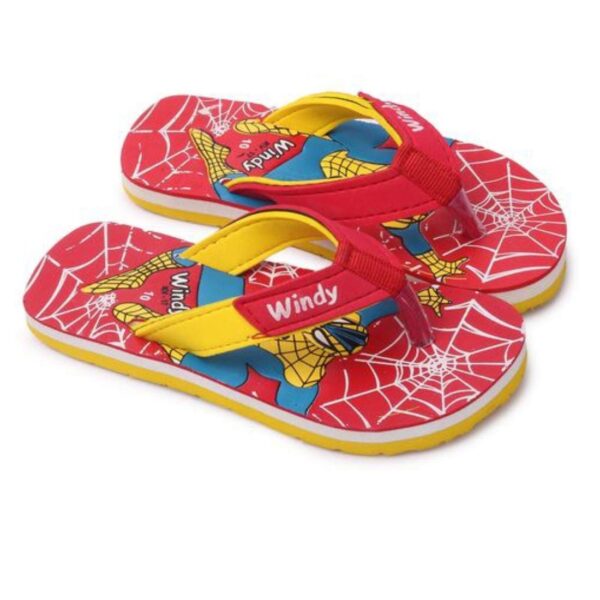 Kids' Red Spiderman Flip-Flops