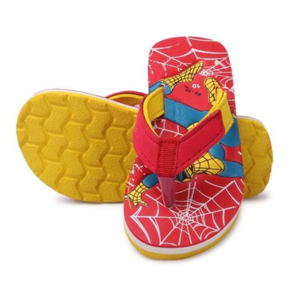 Kids' Red Spiderman Flip-Flops