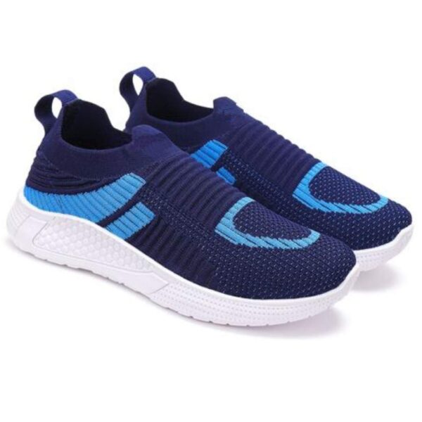 Comfortable Kids Navy Blue Slip-On Sneakers for Daily Wear and Outdoor Activities