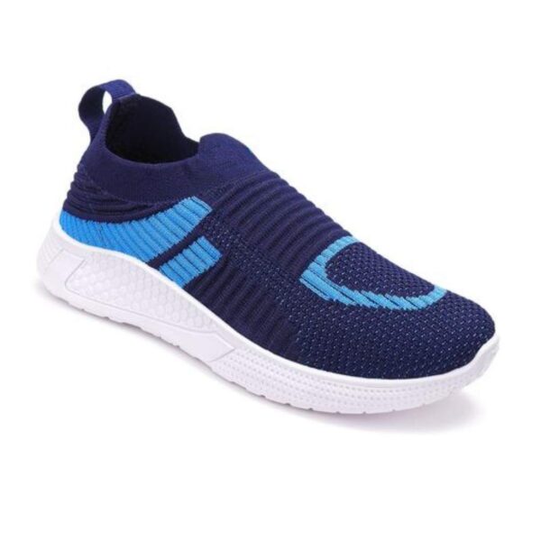 Comfortable Kids Navy Blue Slip-On Sneakers for Daily Wear and Outdoor Activities