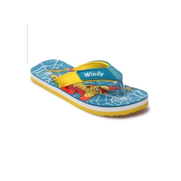 Kids' Sky Blue Spiderman Flip-Flops
