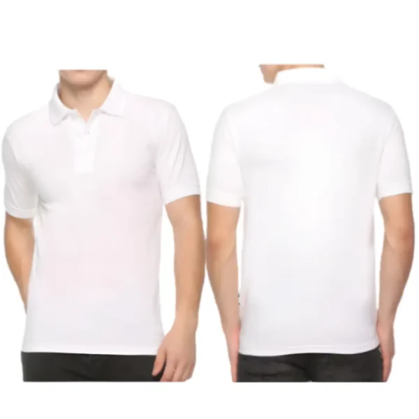 Classic White Polo T-Shirt for Men