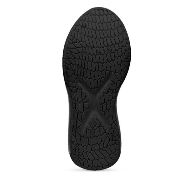 Kids' Stylish Black-Golden Sneakers