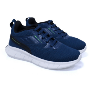 Sky Blue Lace-Up Sneakers for Kids
