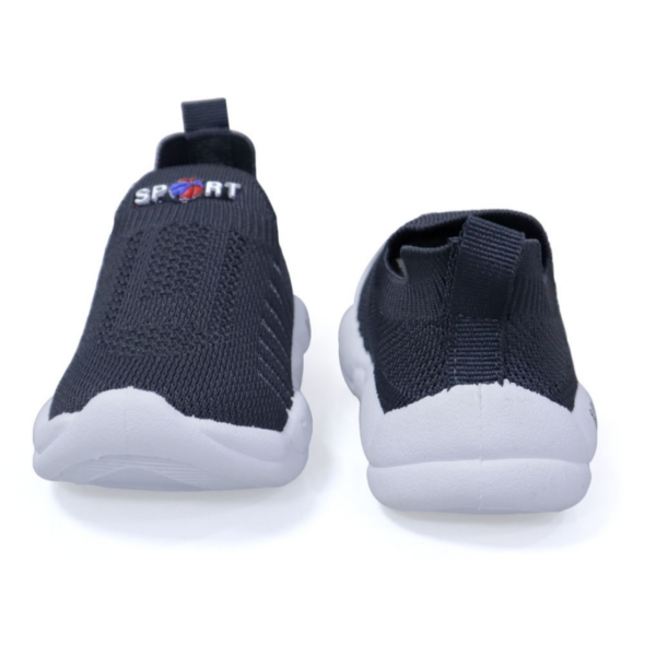 Kids Dark Grey Slip-On Shoes – Stylish and Comfortable Everyday Casual Footwear