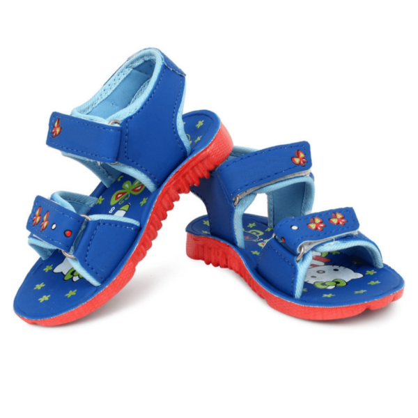 Kids Blue Velcro Sandals – Trendy and Comfortable Footwear for Active Little Feet
