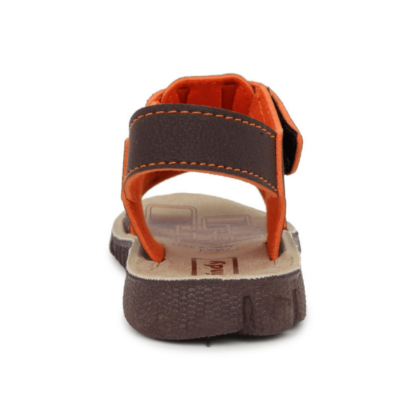 Kids Brown Velcro Sandals - Stylish and Comfortable Daily Wear for Little Feet
