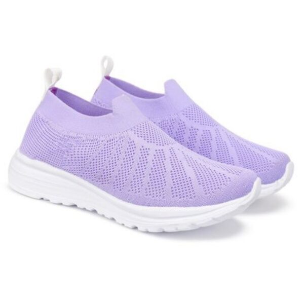 Kids Purple Lightweight Slip-On Shoes