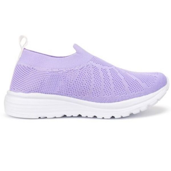 Kids Purple Lightweight Slip-On Shoes