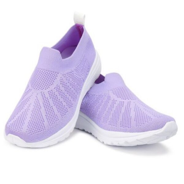 Kids Purple Lightweight Slip-On Shoes