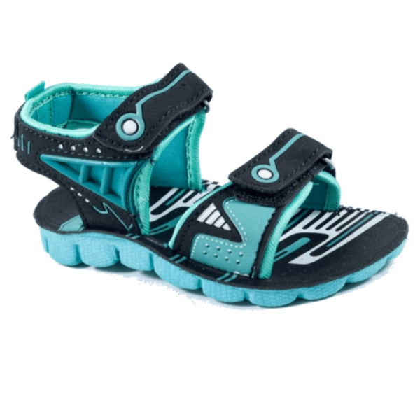 Kids Unisex Stylish Green Sandals with Velcro Strap for Boys & Girls