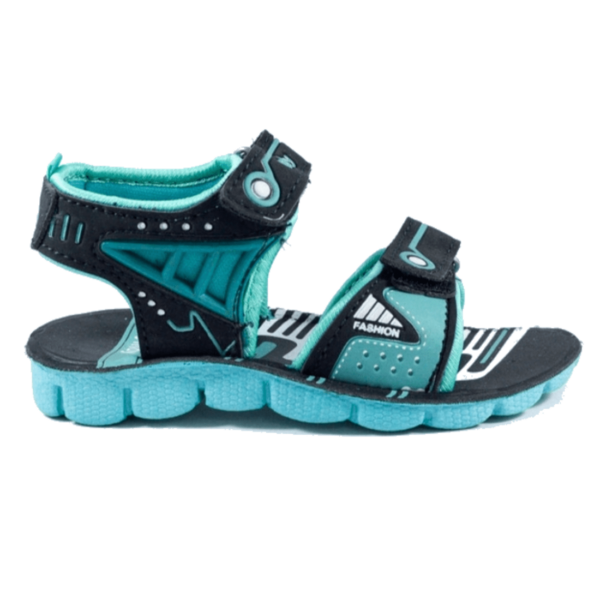 Kids Unisex Stylish Green Sandals with Velcro Strap for Boys & Girls