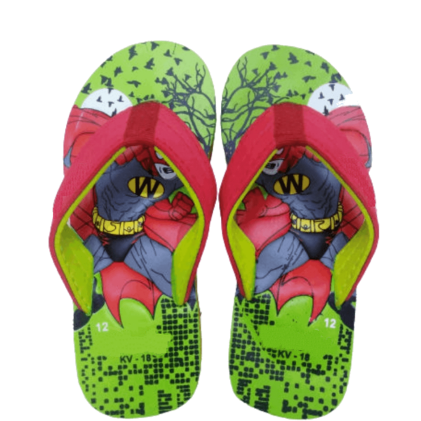 Kids Cartoon Green Slip-On Slippers