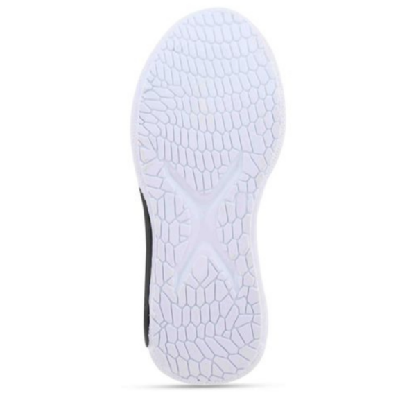 Kids' Black and Grey Slip-On Stylish Sports Shoes