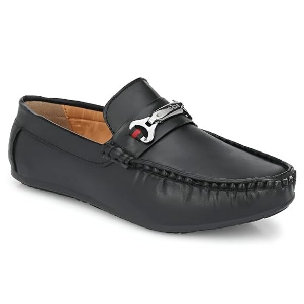 Classy Steps Kids' Formal Loafer Shoes - Premium Leather Look (Black/Brown/Tan)