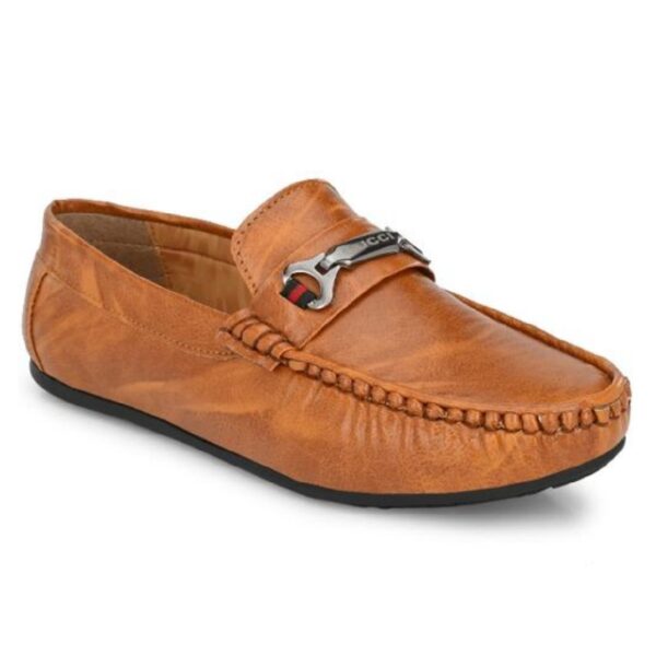 ClassySteps Kids' Formal Loafer Shoes - Premium Leather Look (Black/Brown/Tan)