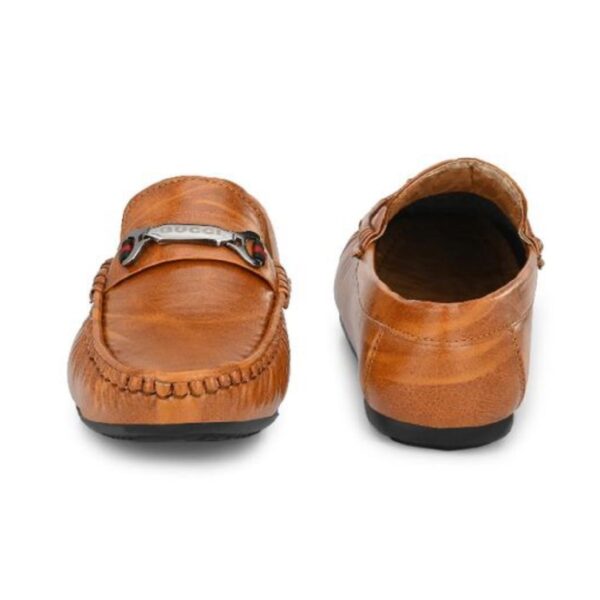 ClassySteps Kids' Formal Loafer Shoes - Premium Leather Look (Black/Brown/Tan)